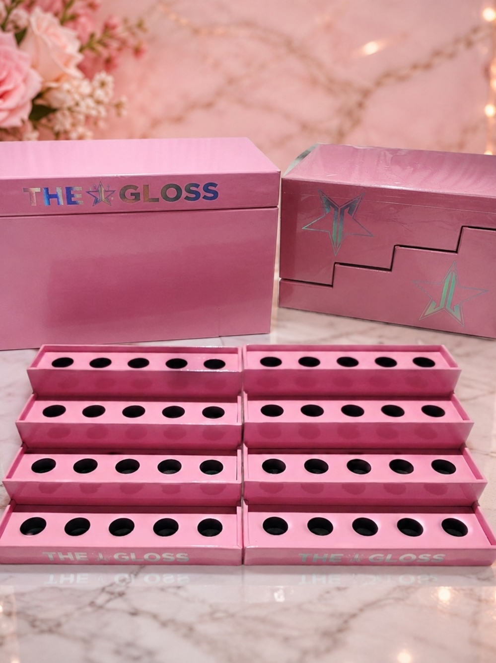 Makeup Organizer Lipgloss Holder Jeffree Star Cosmetics 40 Slot  Display Stand